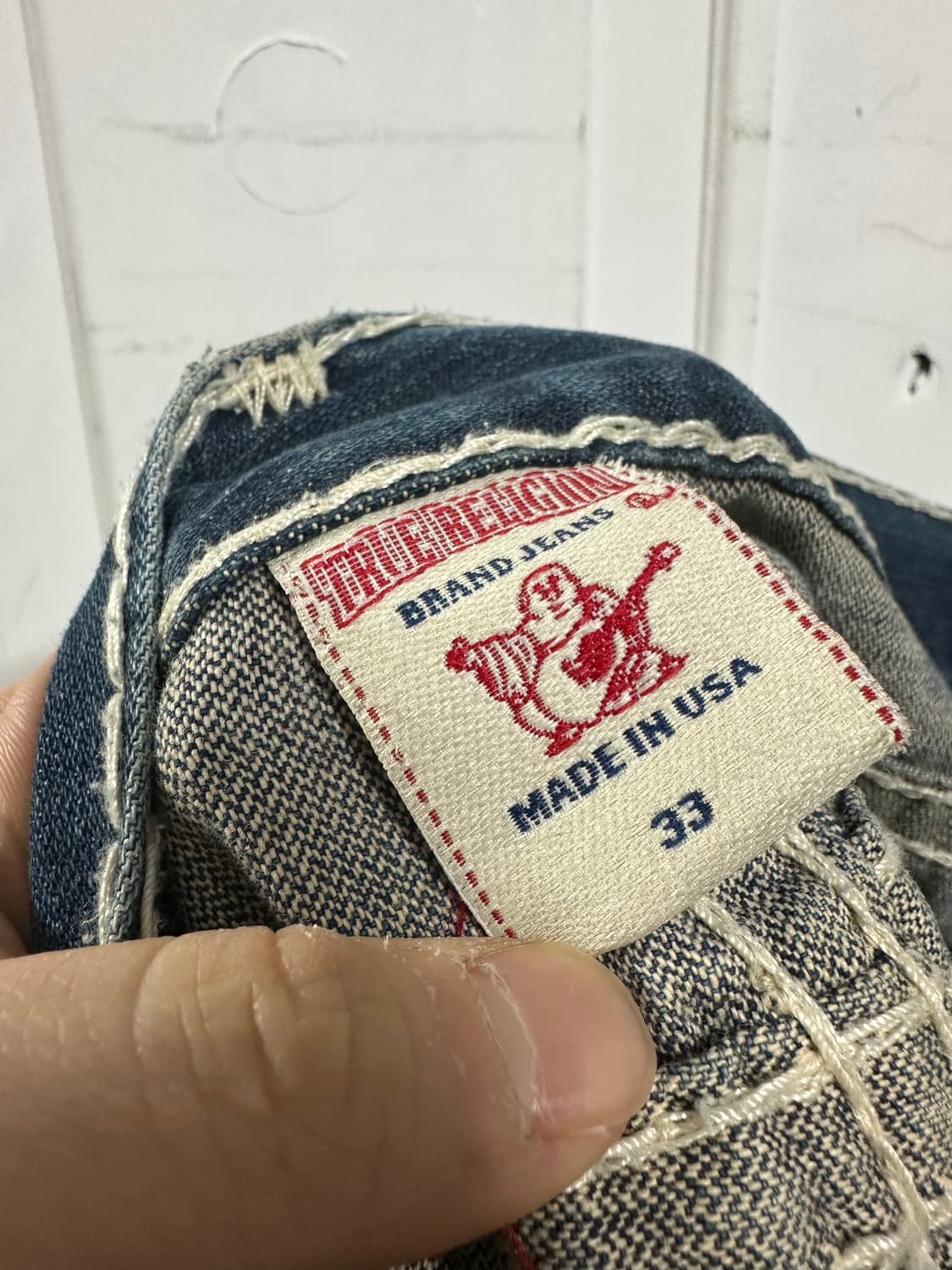 트루릴리전 스티치 데님 팬츠 상품이미지4