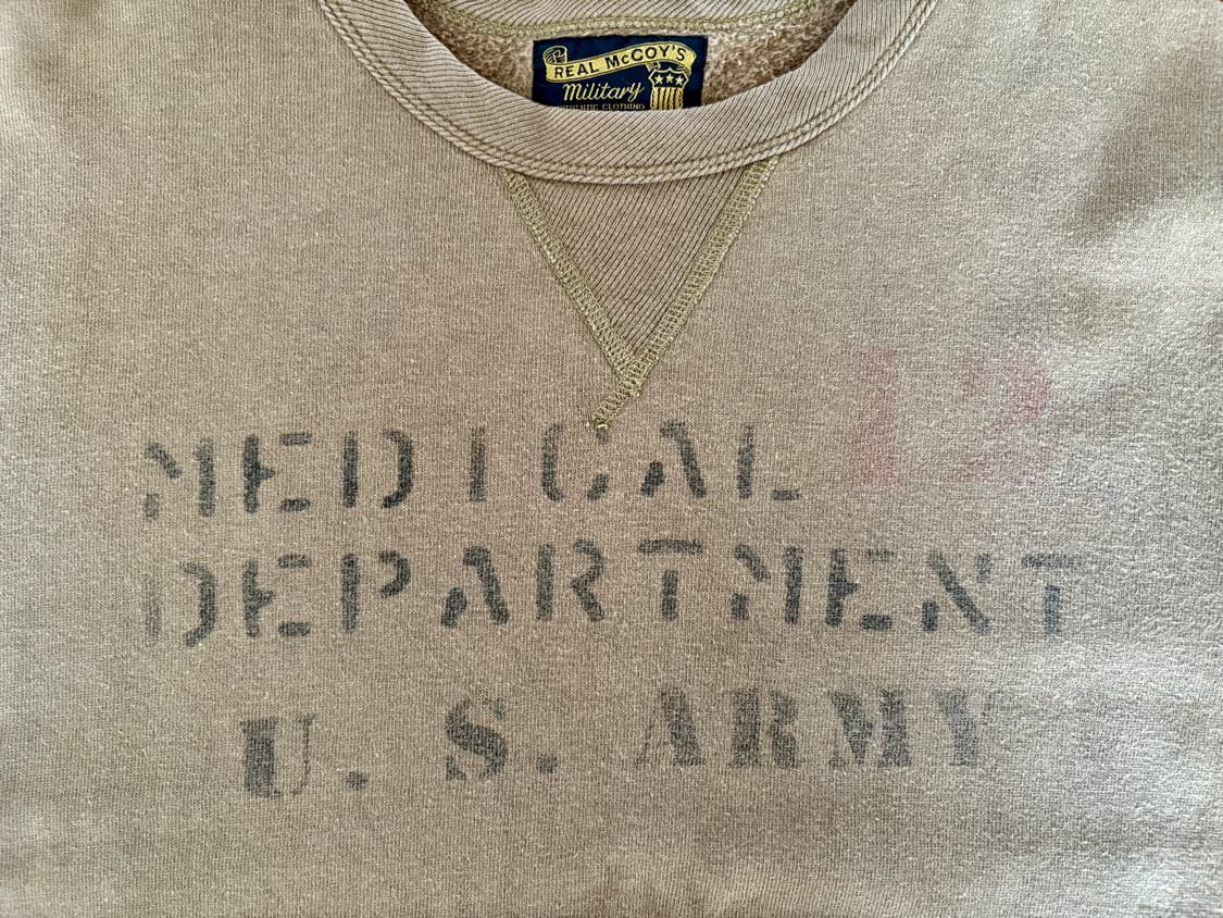 리얼맥코이 밀리터리 스웻 셔츠 상품이미지3