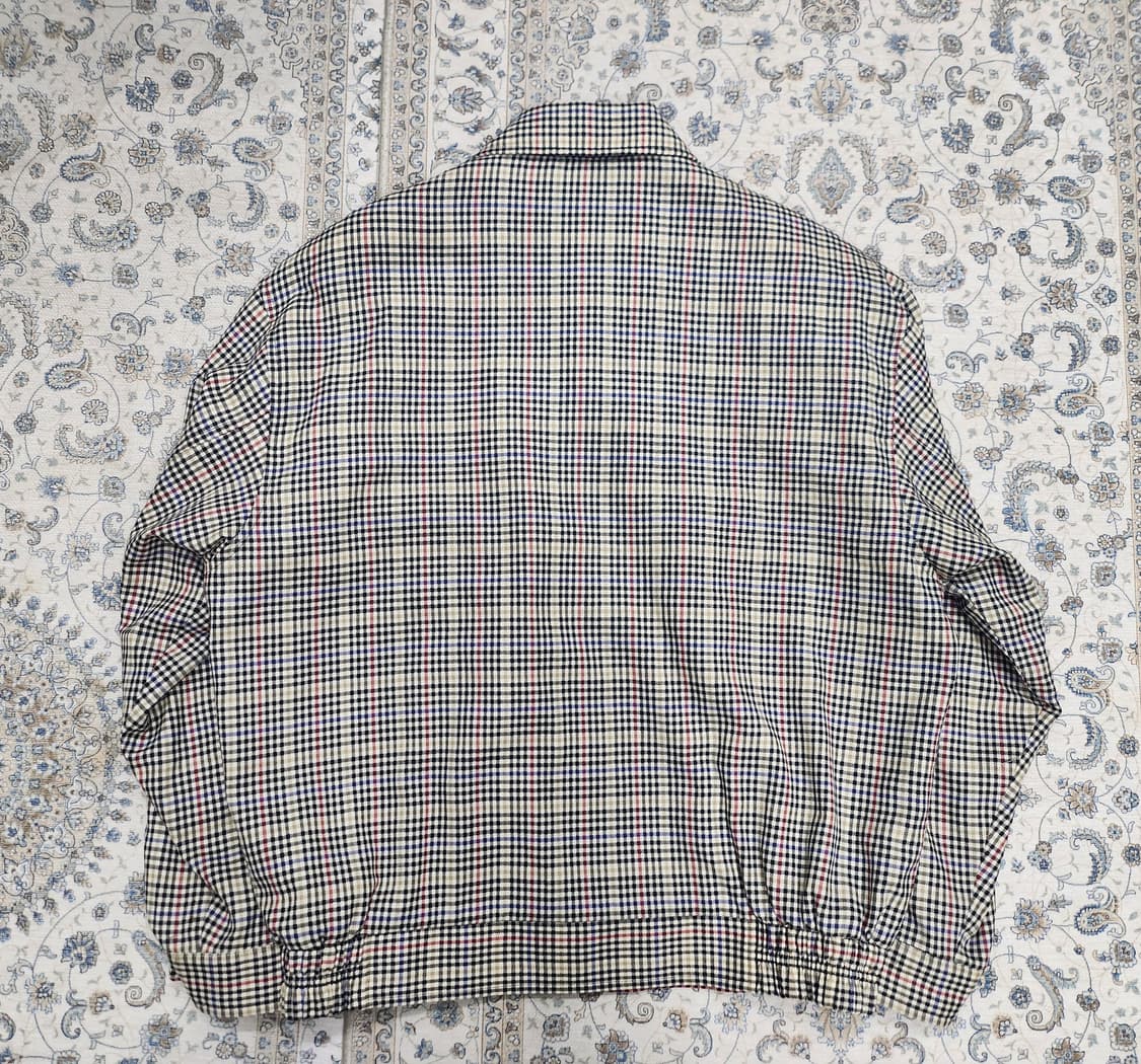 LONDON FOG 런던포그 체크 패턴 블루종 100 (105-110) 상품이미지6