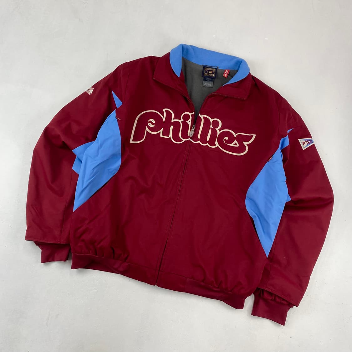 마제스틱 필라델피아 필리스 빅로고 배색 덕아웃 자켓 (103) 상품이미지1