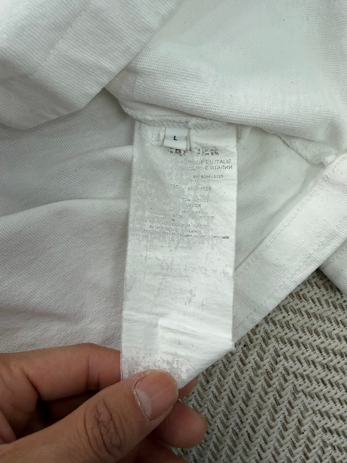 정품) 질샌더 남성 로고 롱슬리브 L 상품이미지8