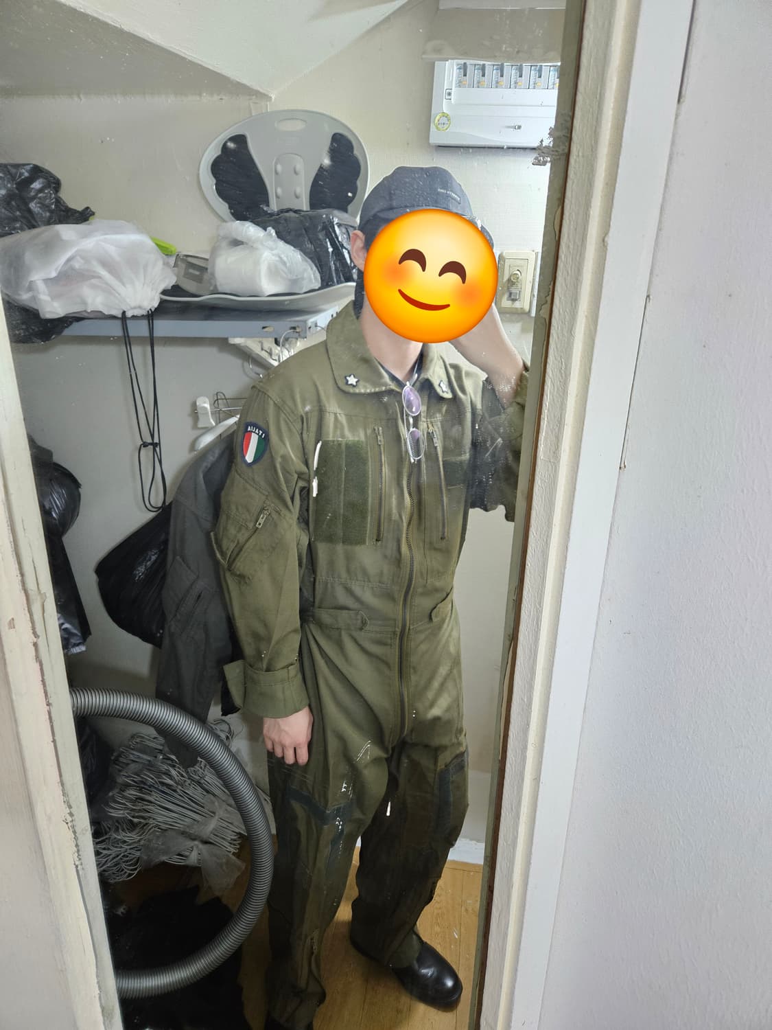 90s 오리지널 이탈리아 공군 T65 비행복 플라이트 점프수트 상품이미지10