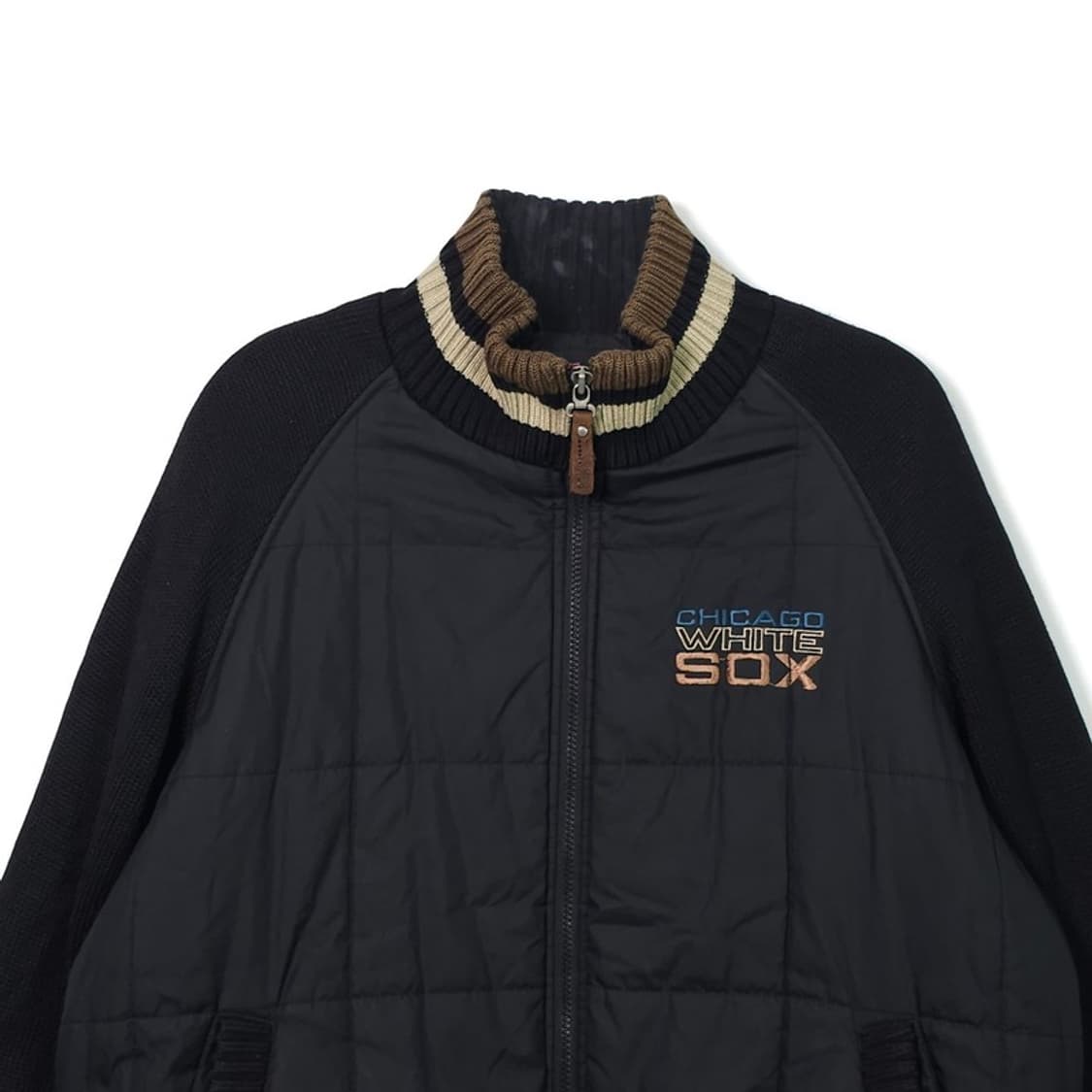 MLB 90's 니트 패딩 집업 XL 상품이미지3