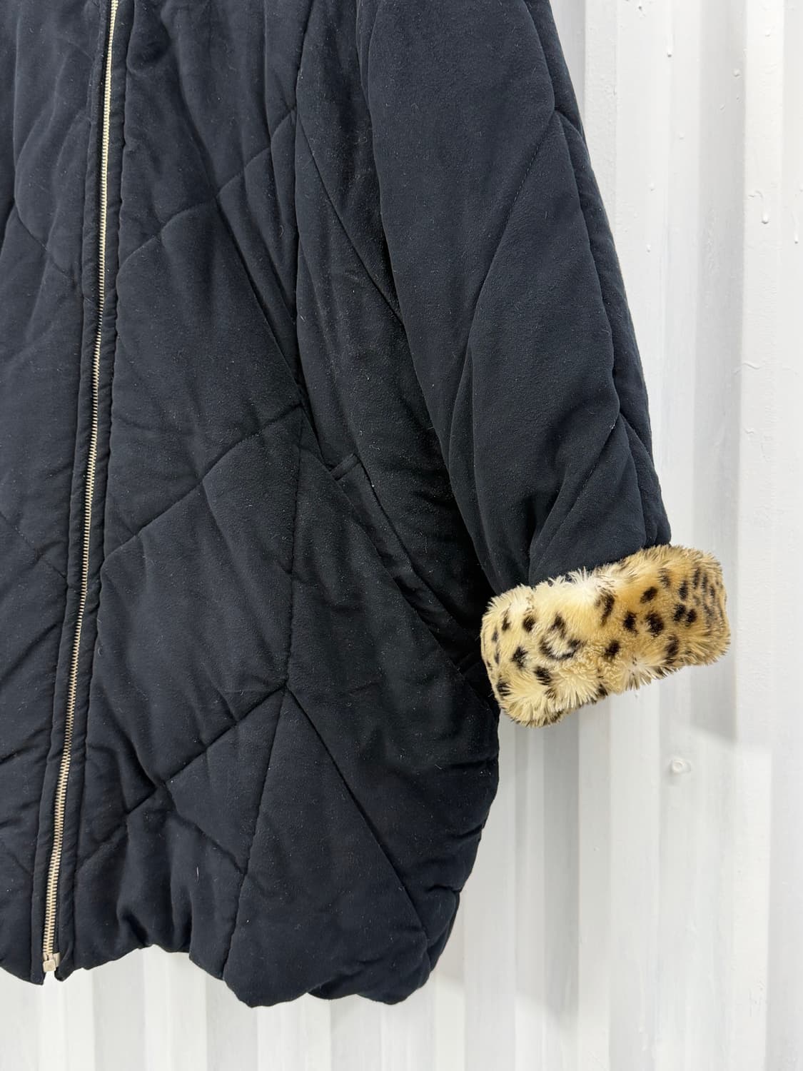 Sportmax Leopard Trim Puffer 상품이미지7