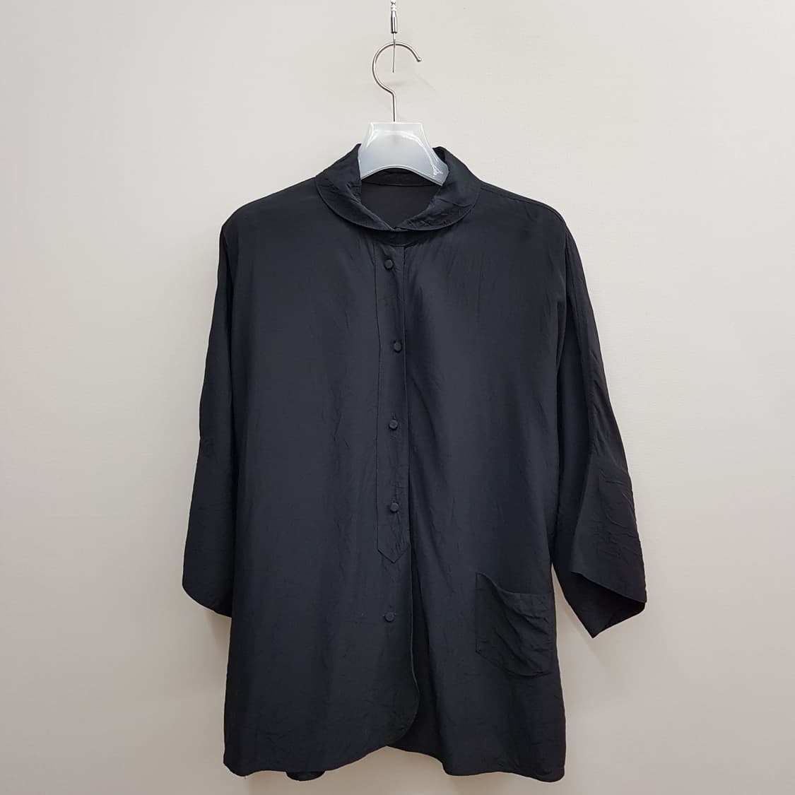 구호 2021 시어 텍스처 7부 슬리브 블라우스 M사이즈 상품이미지1