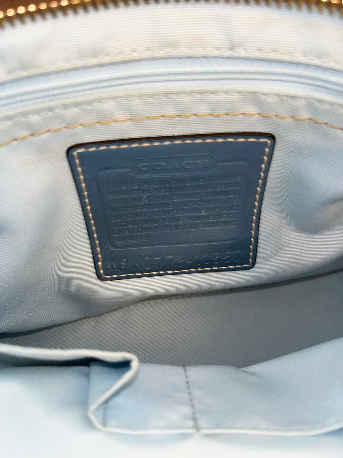 2000ss COACH skyblue Shoulder bag 상품이미지8