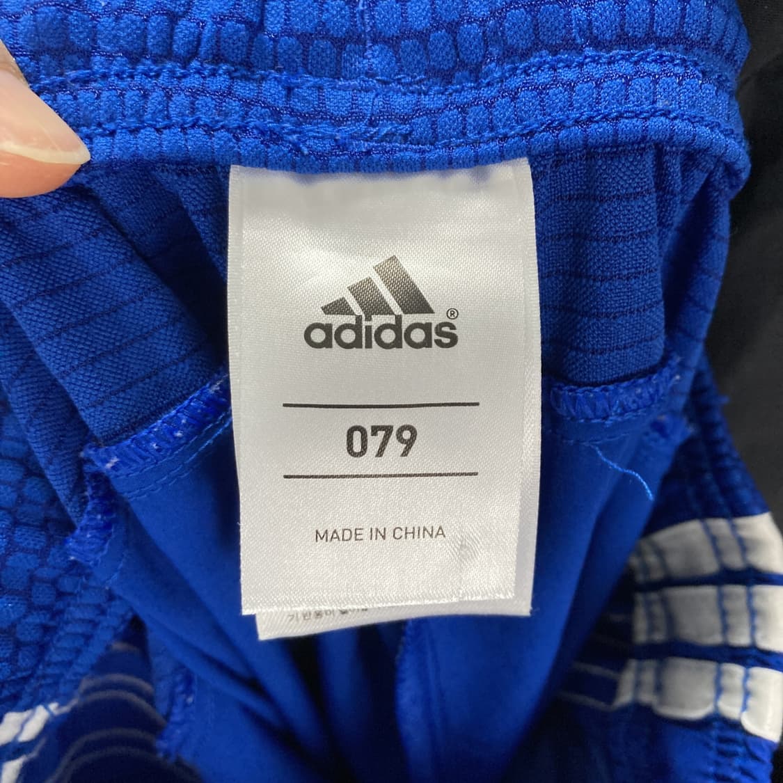 아디다스 주니어 7부팬츠 블루 밴딩 79 상품이미지3