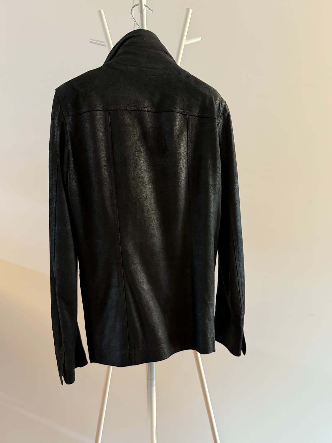 램 레더 하이 넥 자켓 상품이미지3