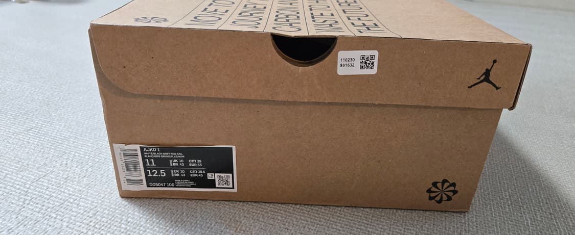 나이키 조던1 KO 화이트 그레이 290사이즈  상품이미지7