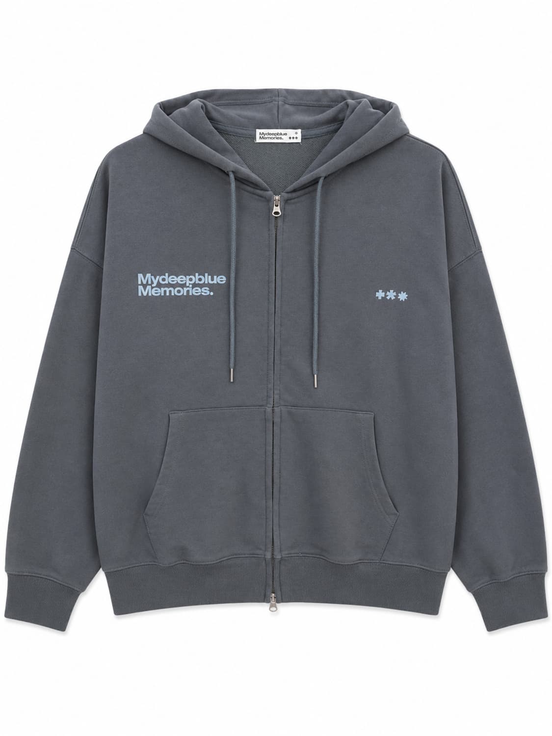 Mydeepblue Memories 후드집업 그레이 상품이미지1