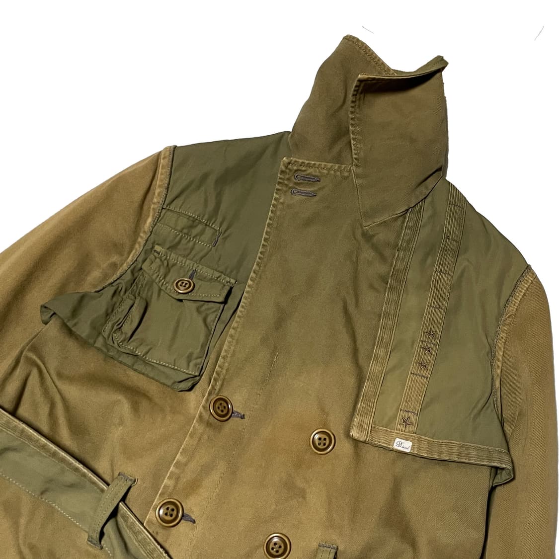 Diesel 디젤 빈티지 워시드 코튼 더블 코트 상품이미지4