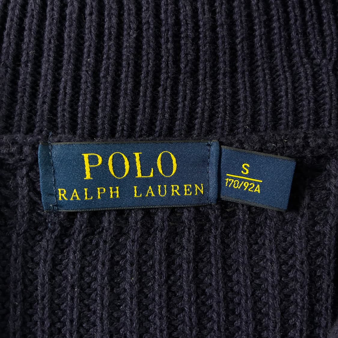 Polo  폴로 랄프로렌 코튼 네이비 숄카라 니트 가디건   상품이미지5