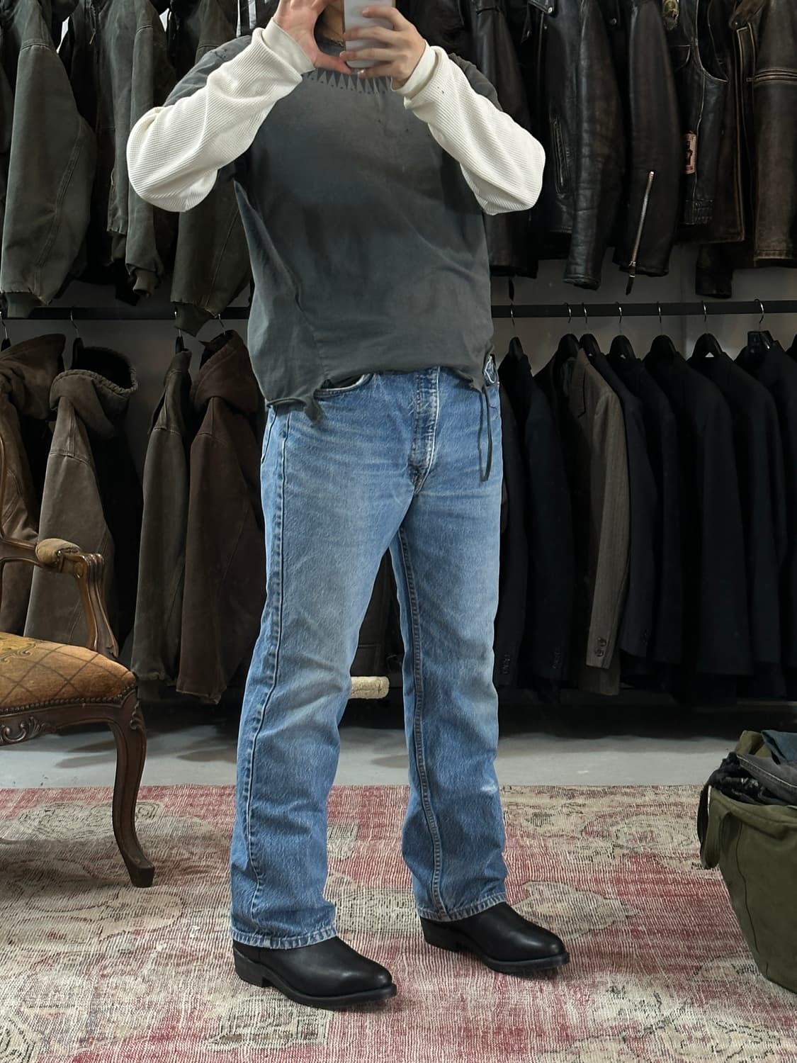 90's OG USA Made 레드윙 1116 페코스 레드윙 웨스턴 부츠 상품이미지9