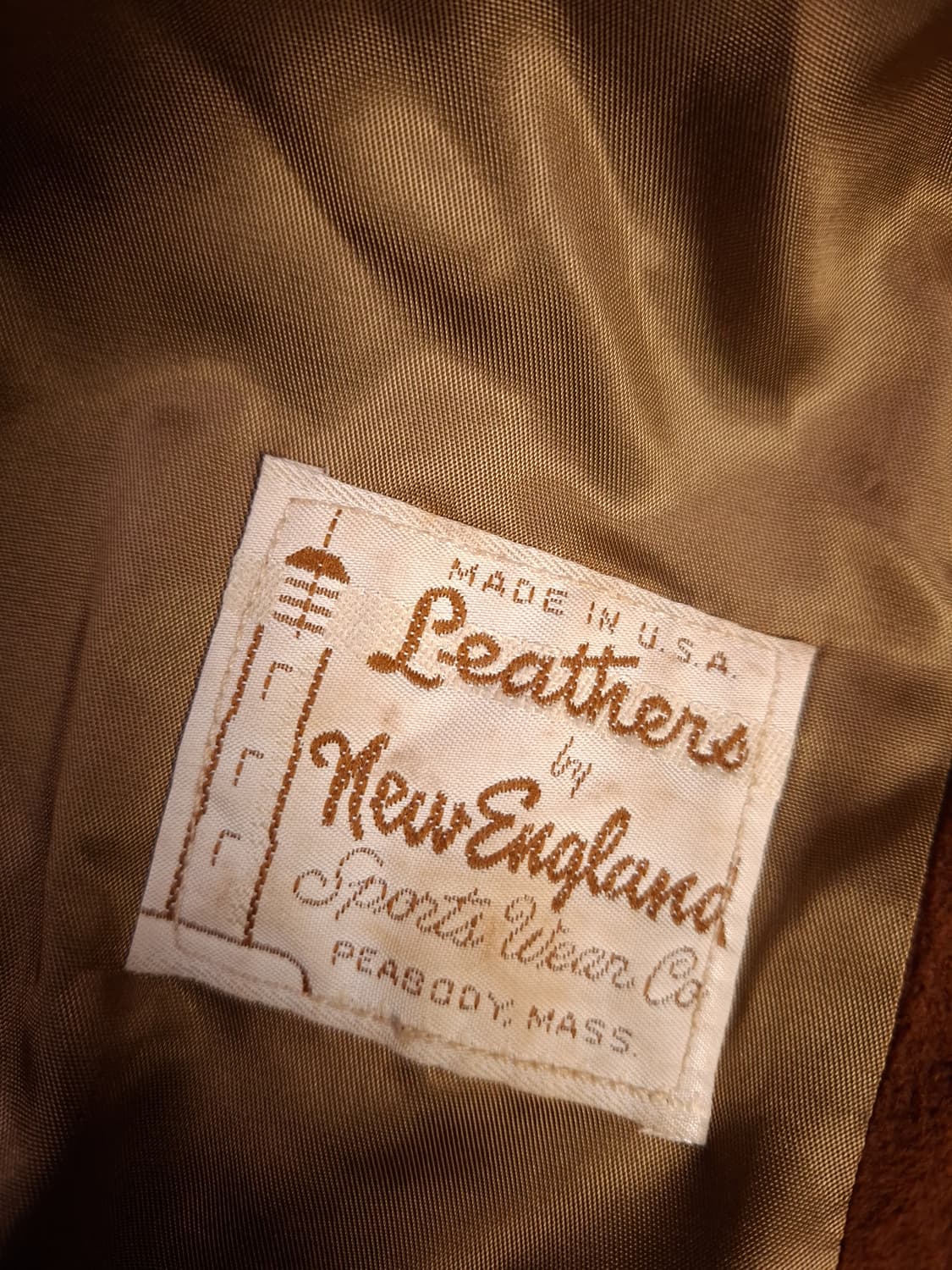 80's 미국제조 빈티지 리얼스웨이드 봄버자켓 상품이미지5