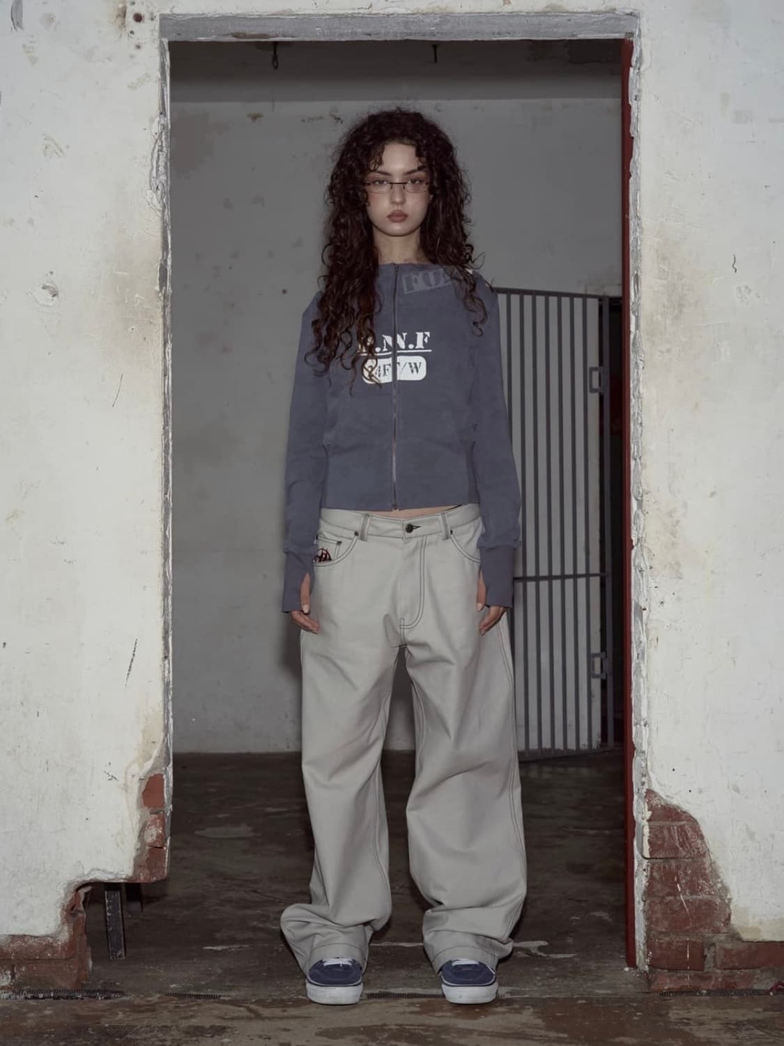 플리즈노팔로우 제이드 하이넥 후드집업 상품이미지1