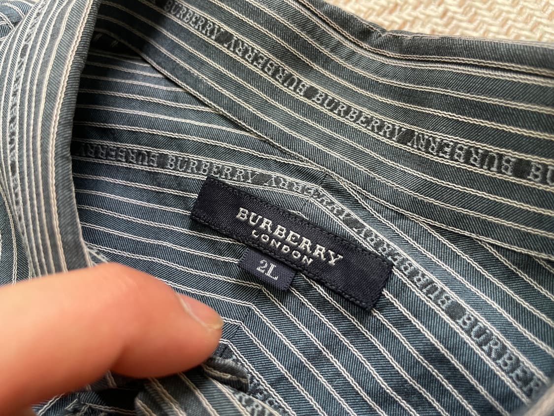 버버리 런던 스트라이프 버튼다운 셔츠 상품이미지4