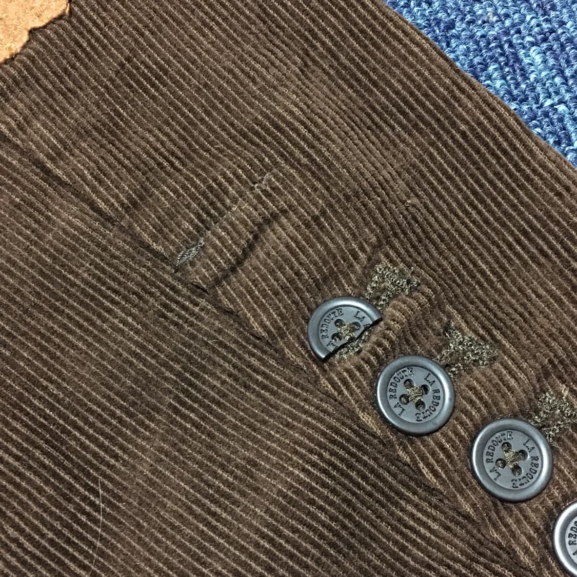 빈티지 브라운 골덴 패치 자켓 상품이미지3