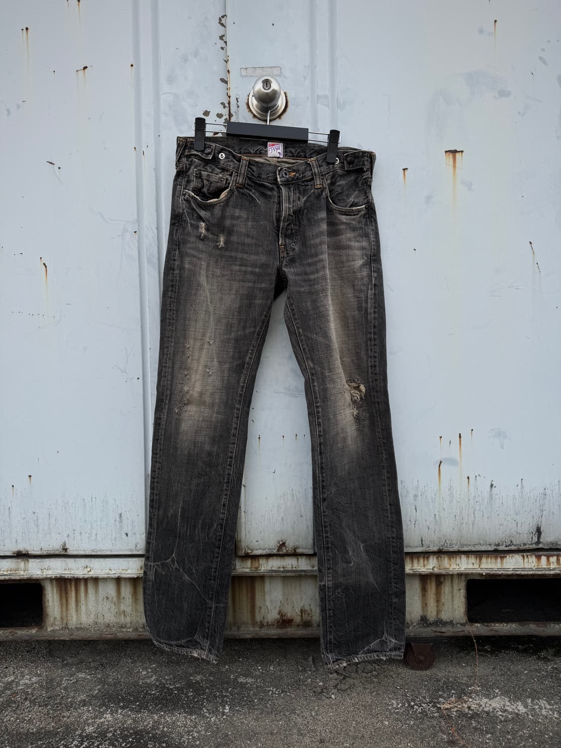 Washed Straight Denim Pants 상품이미지1