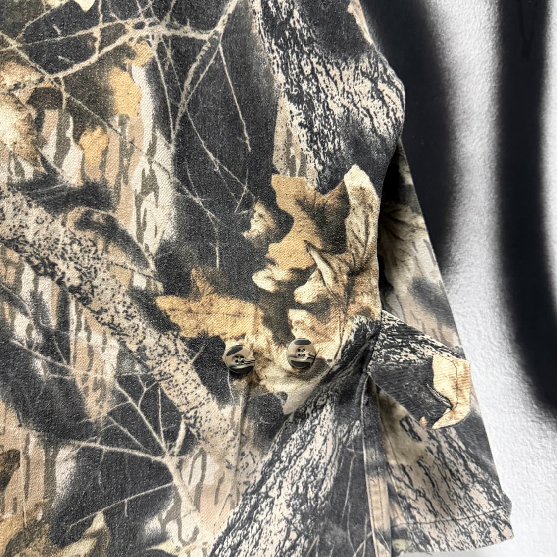 VTG 빈티지 리얼트리 , 모시 오크 풀 패턴 멀티 포켓 긴팔 셔츠 상품이미지6