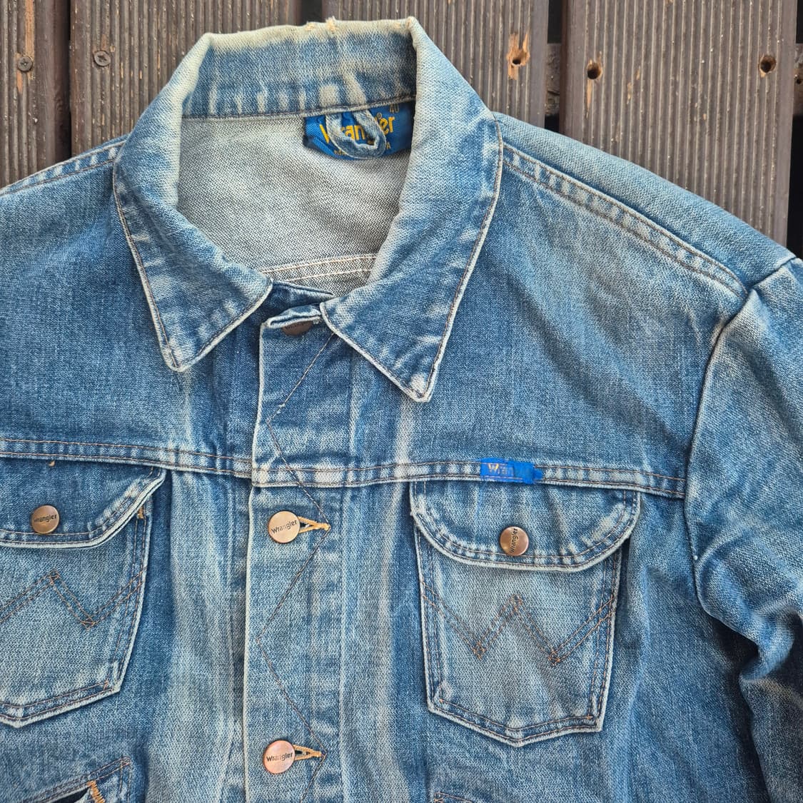 70's Wrangler 랭글러 124mj 데님자켓 hard aging  상품이미지3