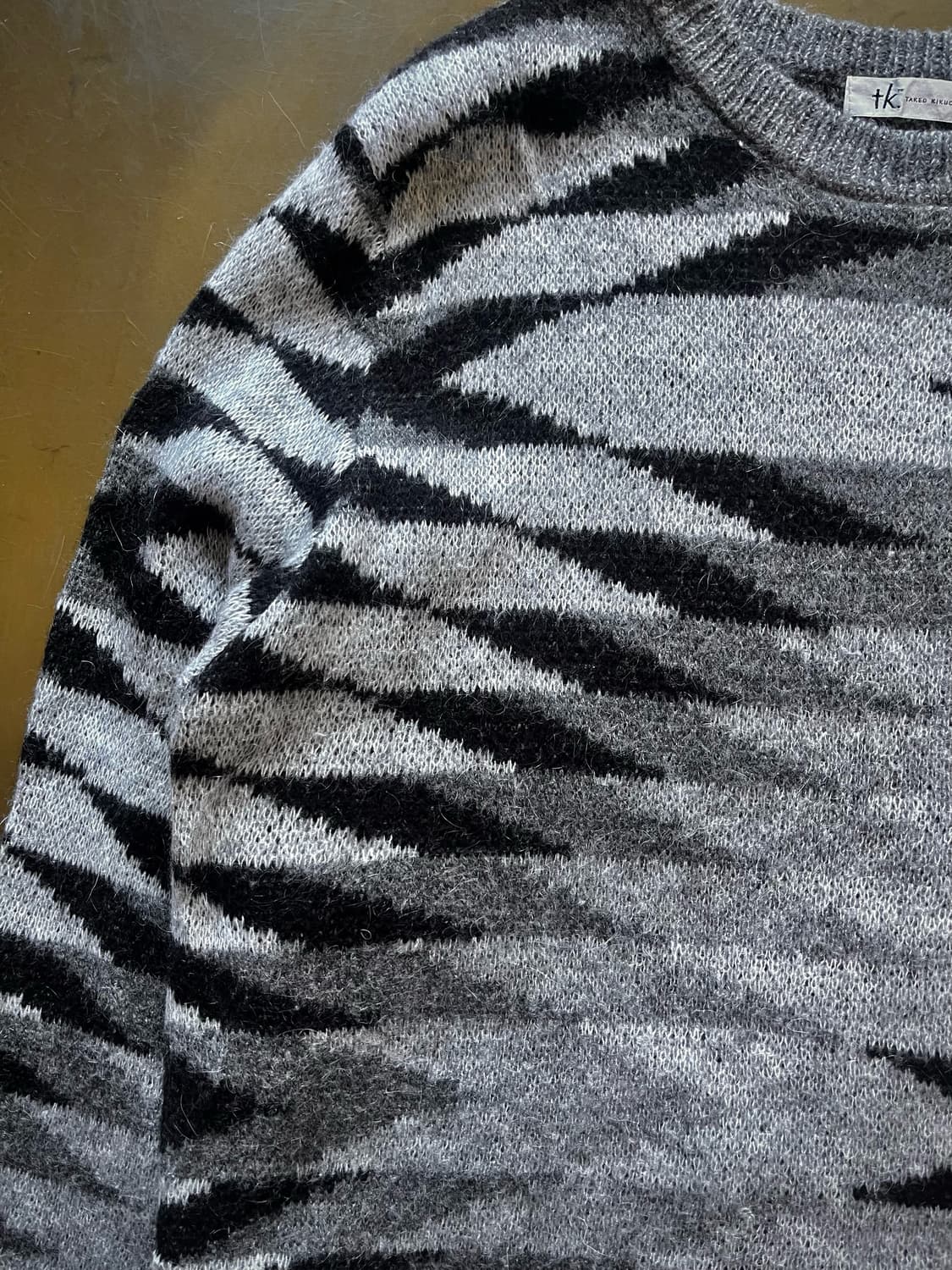 TAKEO KIKUCHI Navajo Mohair Knit Sweater 상품이미지5