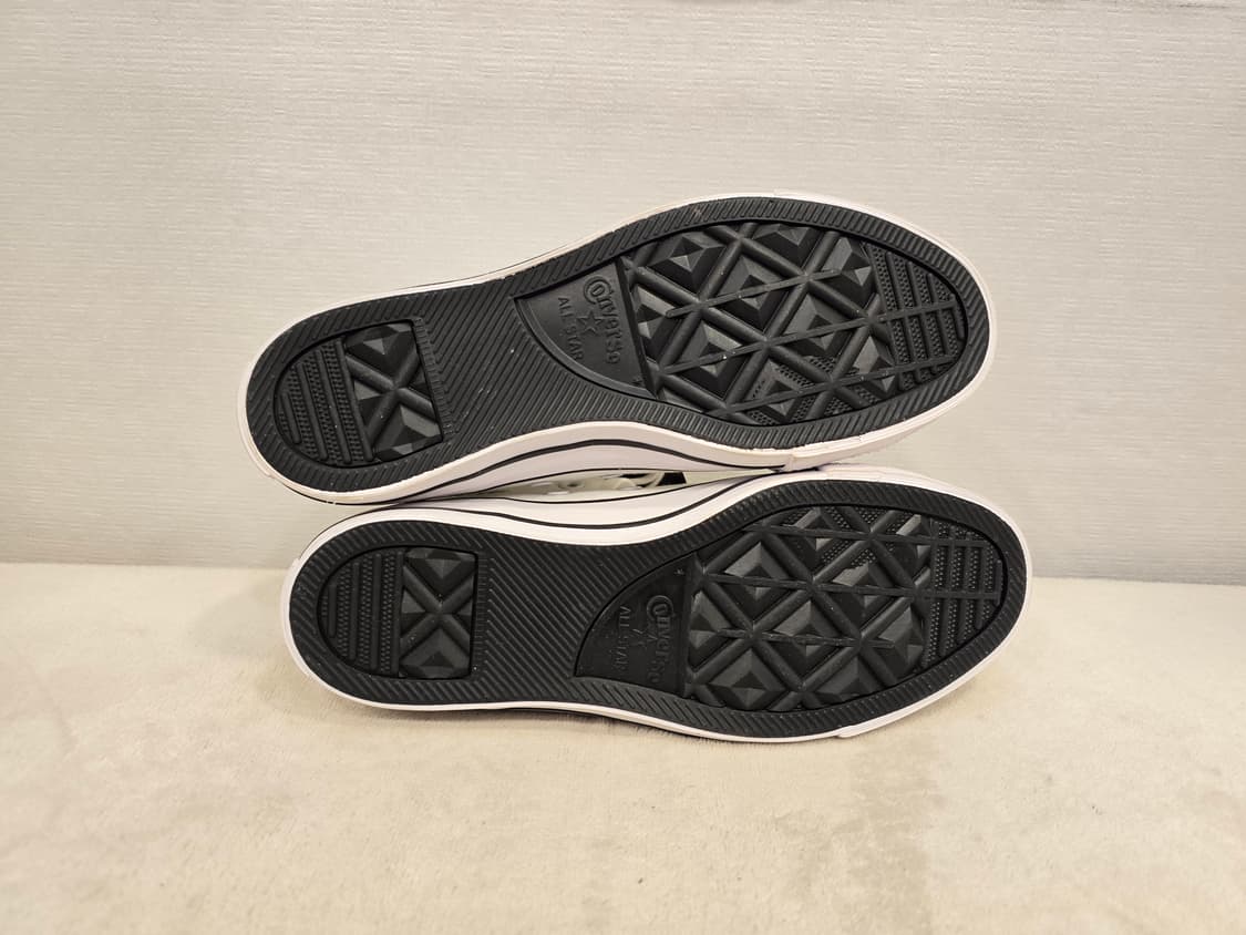 새상품) 컨버스 올스타 하이 스니커즈 흰색/실버 240 상품이미지9