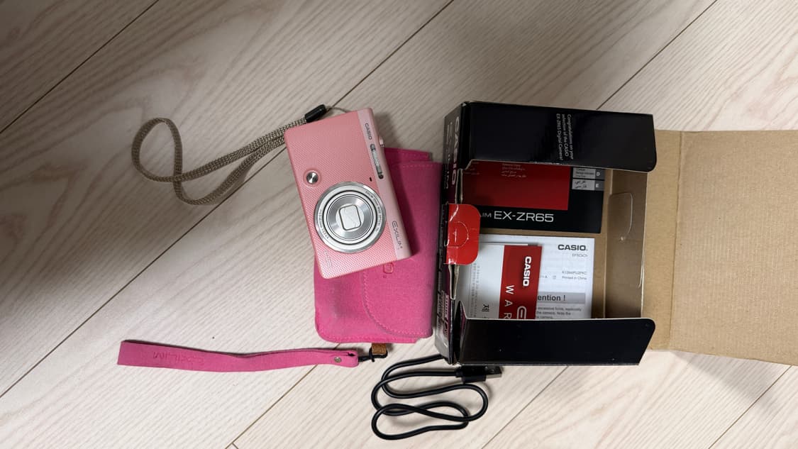 초 희귀 카시오 casio exilim ex-zr65 핑크 판매합니다 상품이미지2