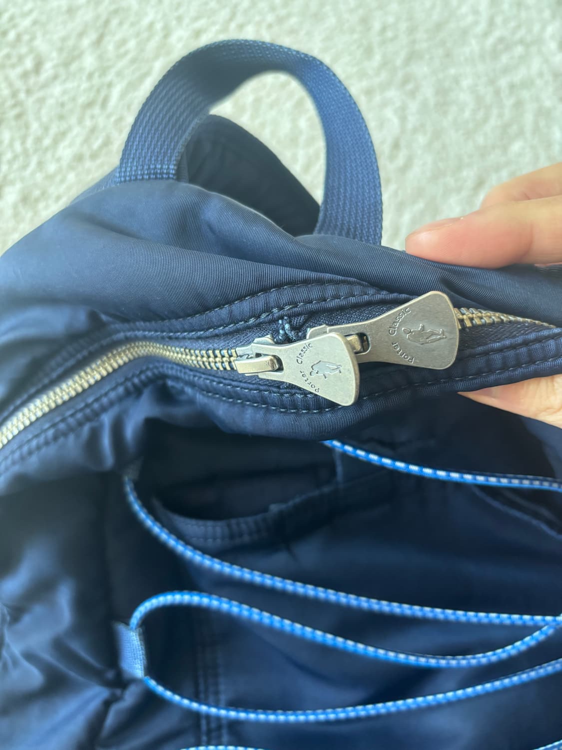 포터클래식 슈퍼나일론 데이팩 인디고 상품이미지4