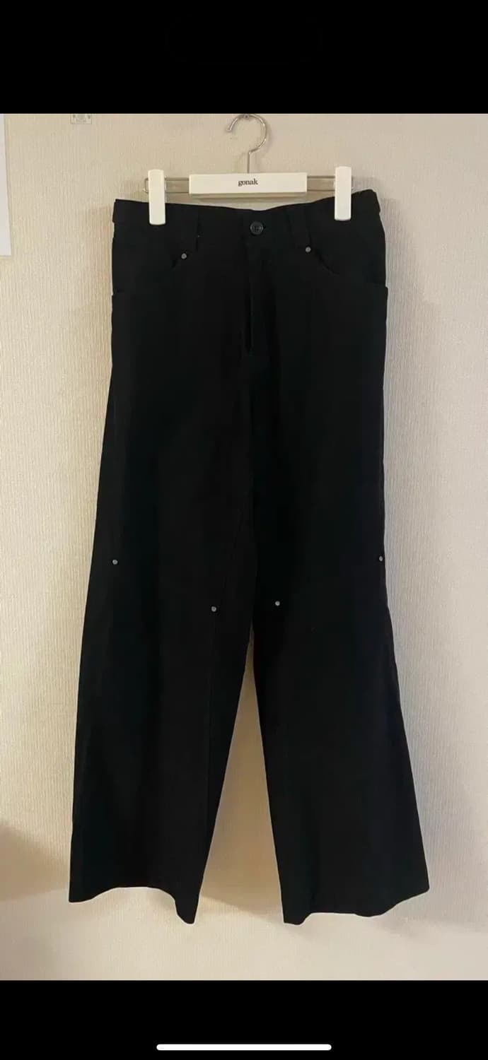 고낙 rivet pants black 1사이즈 상품이미지1