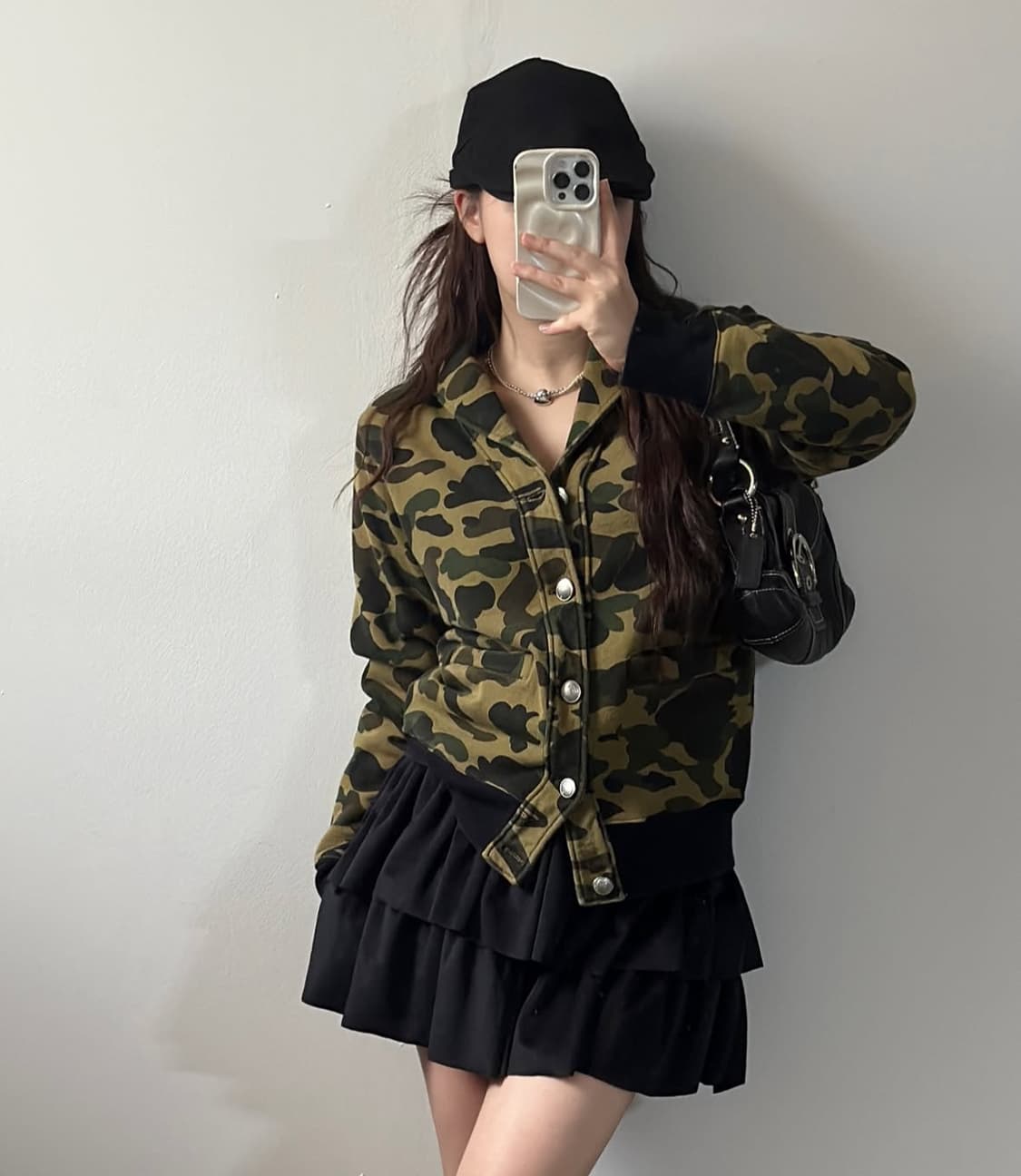 💥오늘까지만할인💥베이프 퍼스트카모 숄카라 가디건 상품이미지1