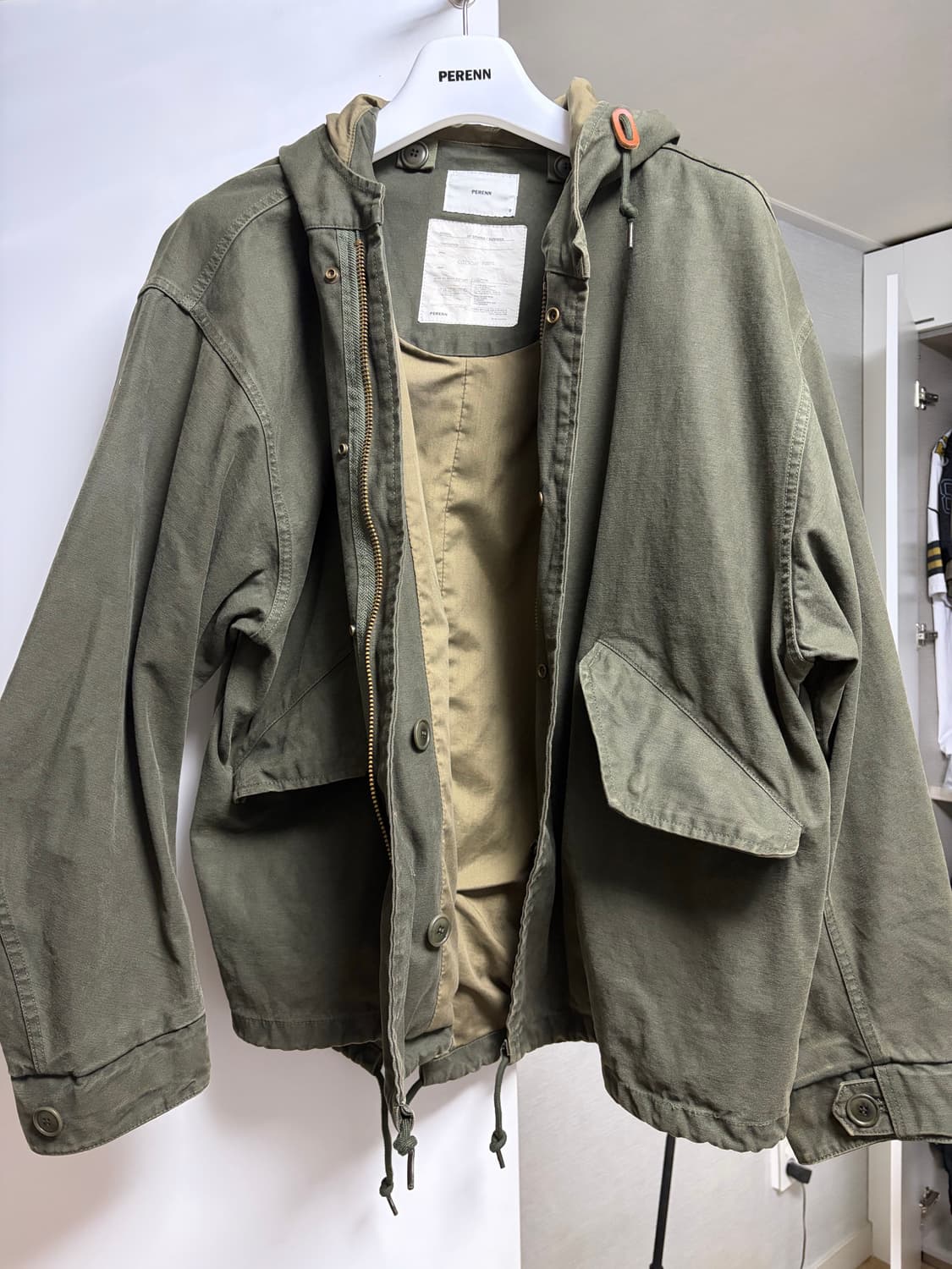 퍼렌 25ss m51 숏파카 올리브 2사이즈 상품이미지1