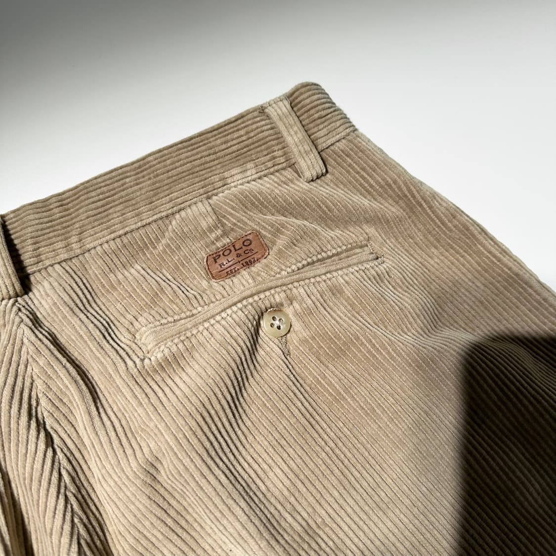 폴로 랄프로렌 코듀로이 투턱 팬츠 상품이미지5