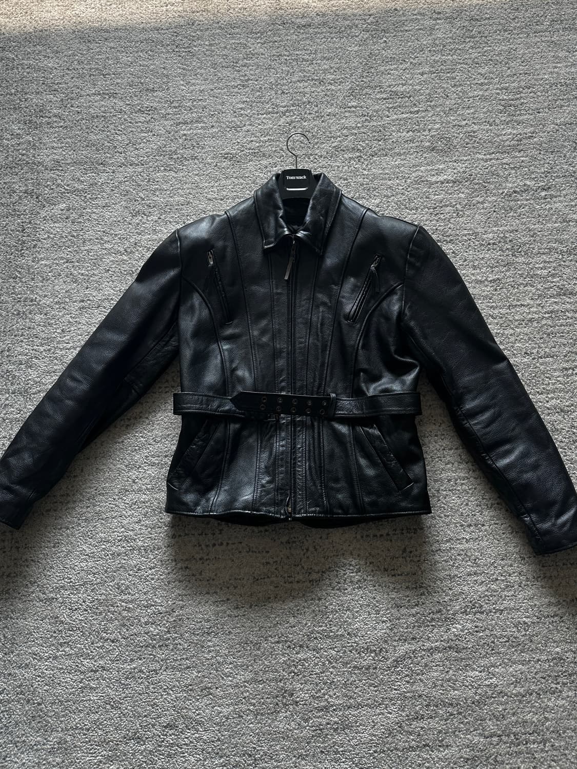 빈티지 바이크 레더자켓 상품이미지1