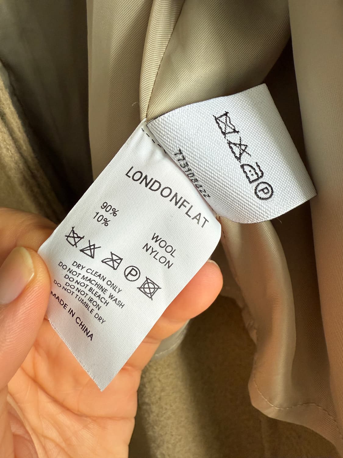 런던플랏(LONDONFLAT) 핸드메이드 울 코트(울마크) 상품이미지10