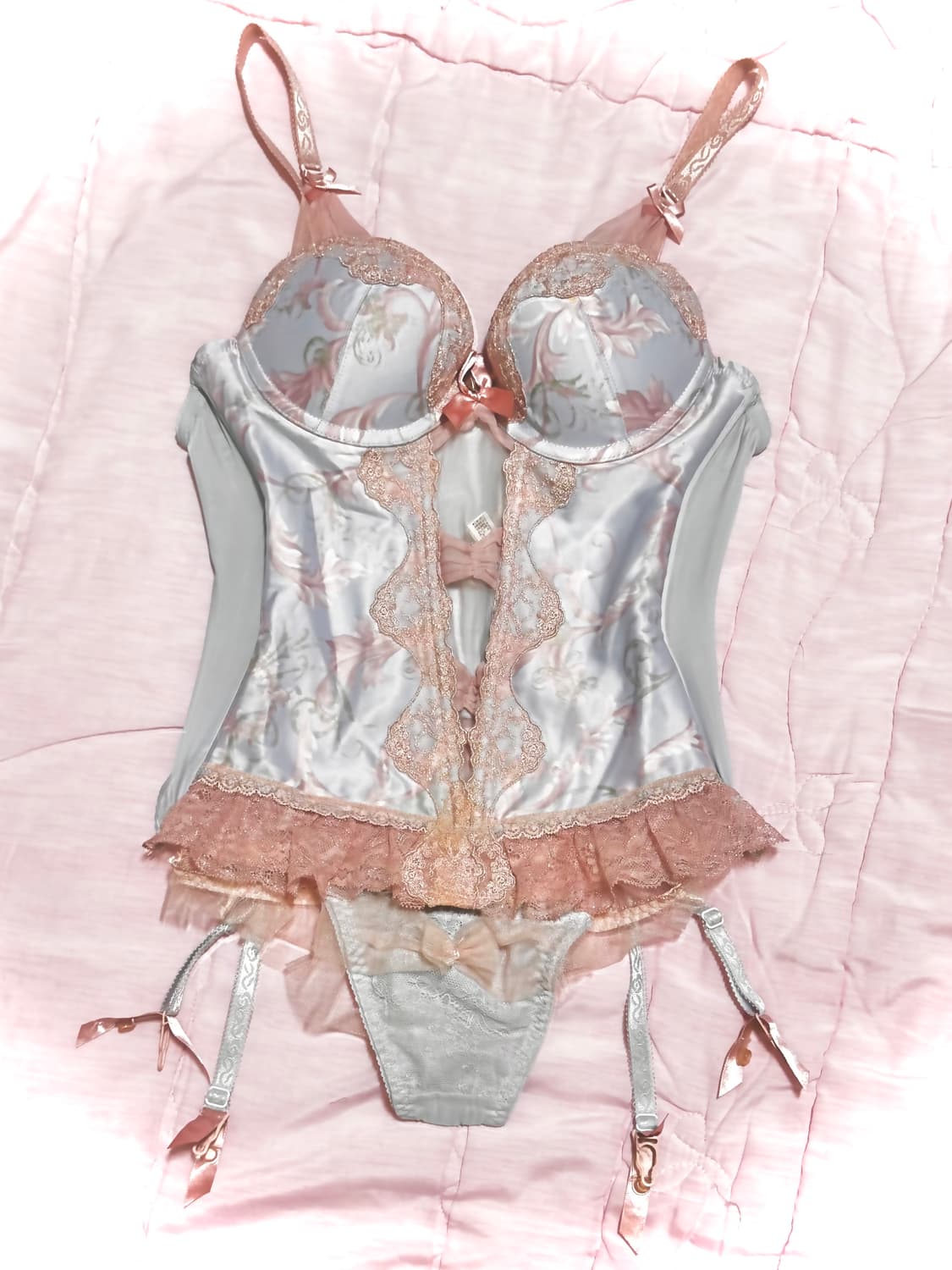 EBLIN 발레코어 코르셋 티팬티 세트 상품이미지1