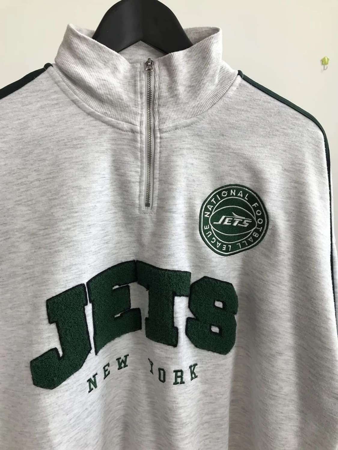 NFL NY Jets Half-Zip Pullover 상품이미지5