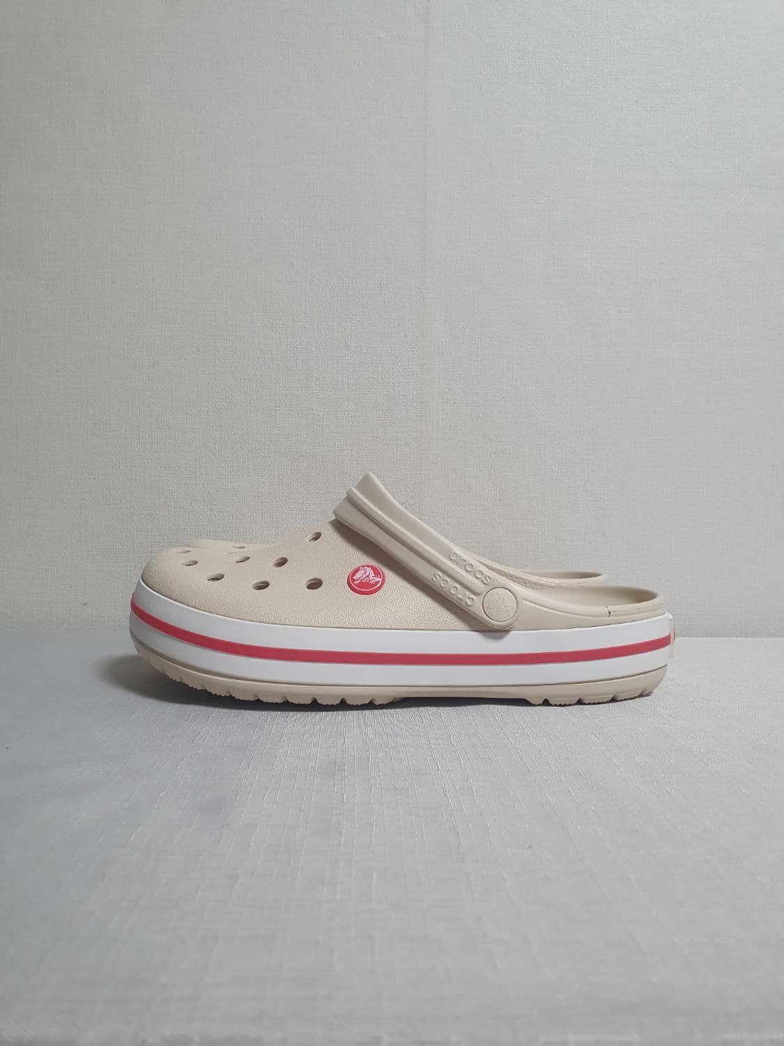 크록스 크록밴드 클로그 베이지 핑크 250mm 상품이미지2