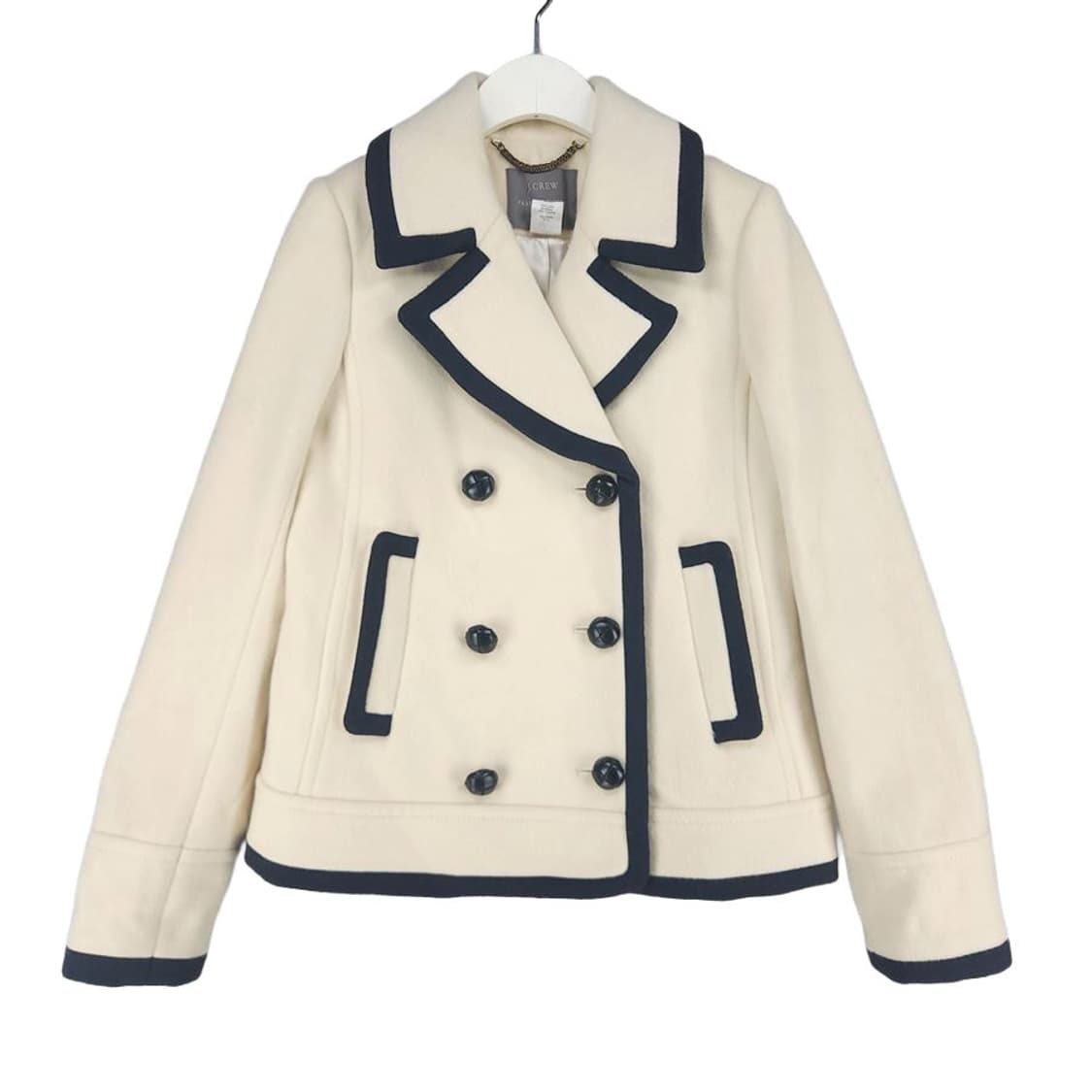 [여0]제이크루 아이보리 스쿨룩 모직 자켓[Y5C-261] 상품이미지1