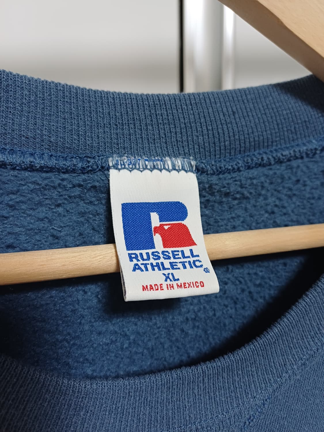 🏈 90s 러셀 빈티지 스웻셔츠 - 더스티 블루 상품이미지6