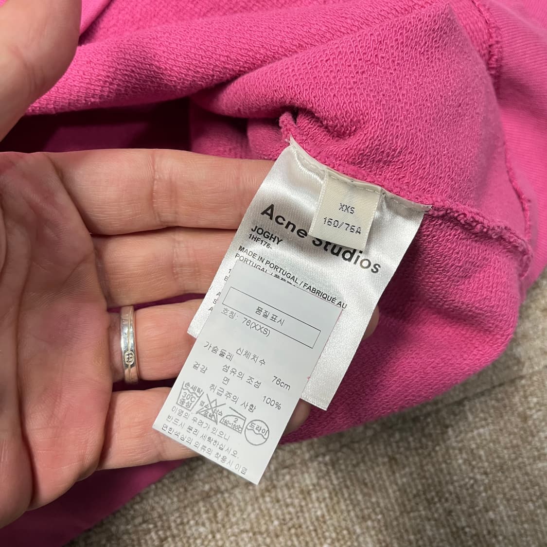 아크네 스튜디오 크롭 후드 상품이미지5