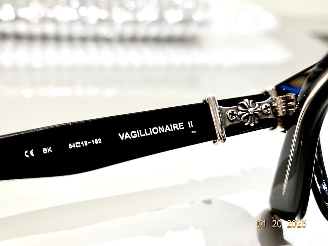 크롬하츠안경 바질리오네어2 블랙/실버 상품이미지10