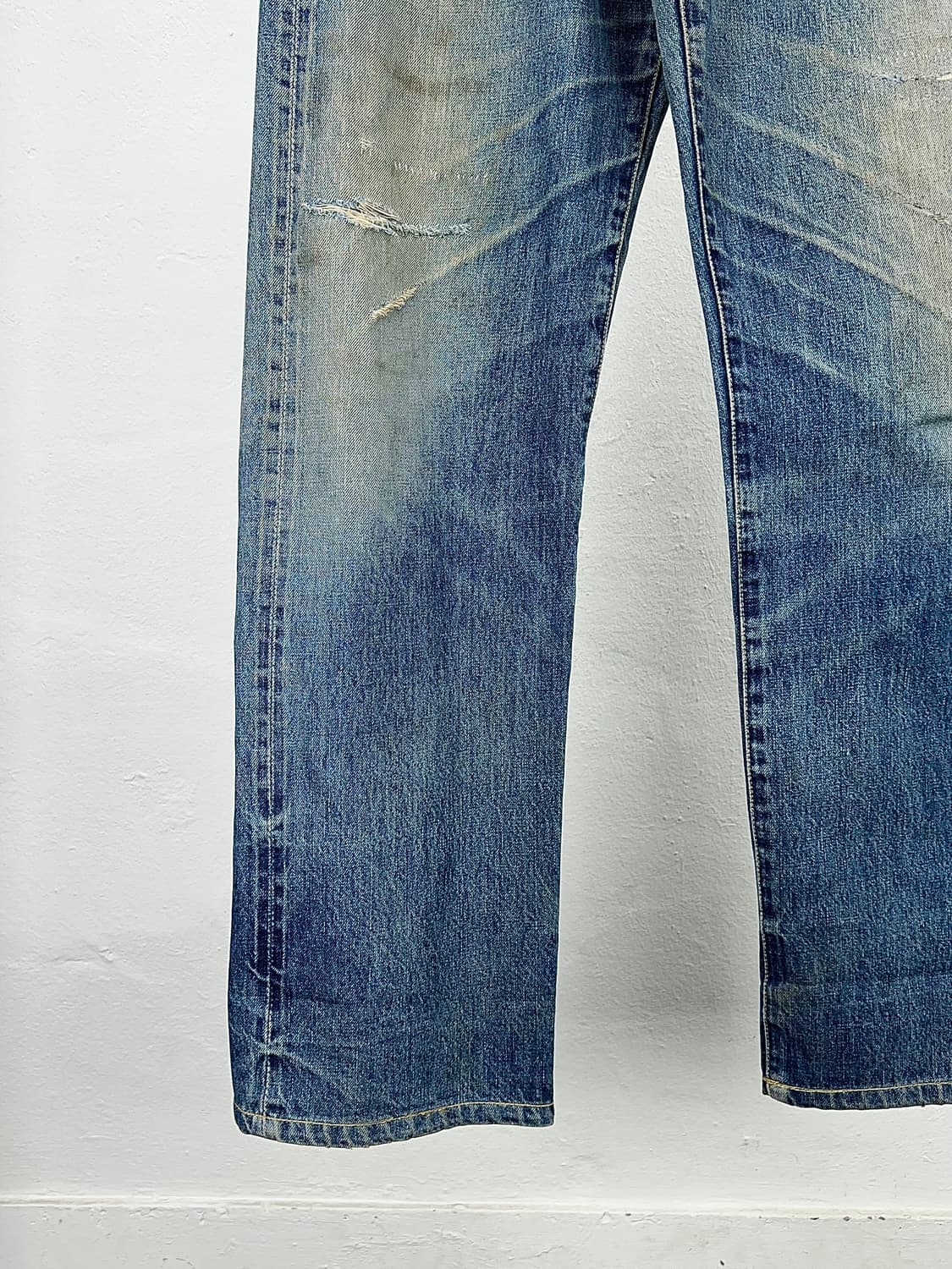 리바이스 빅 E 702 버튼 플라이 하드 페이디드 워시 데님 팬츠 상품이미지4