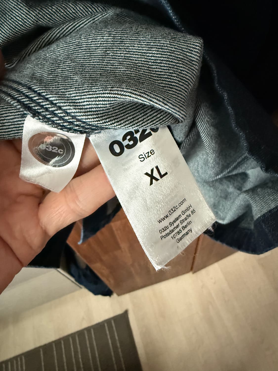 032c 데님 자켓 XL 상품이미지5