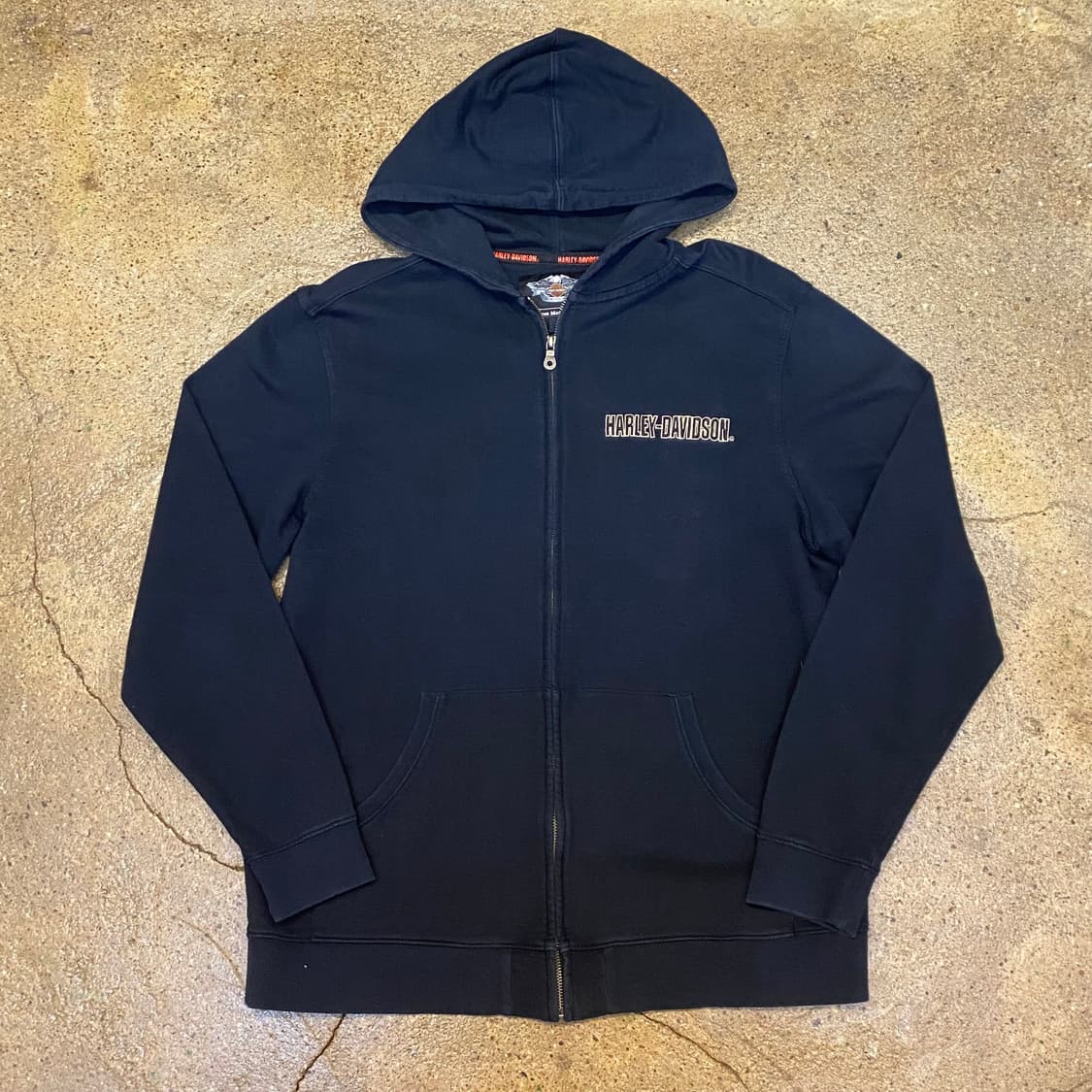 미국 빈티지 할리 데이비슨 로고 후드집업 후드티 상품이미지5