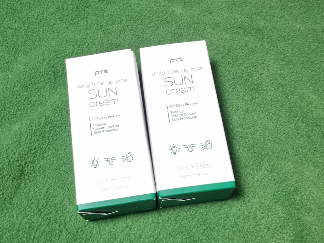 프레티 데일리 톤업 시카 선크림 세트 상품이미지1