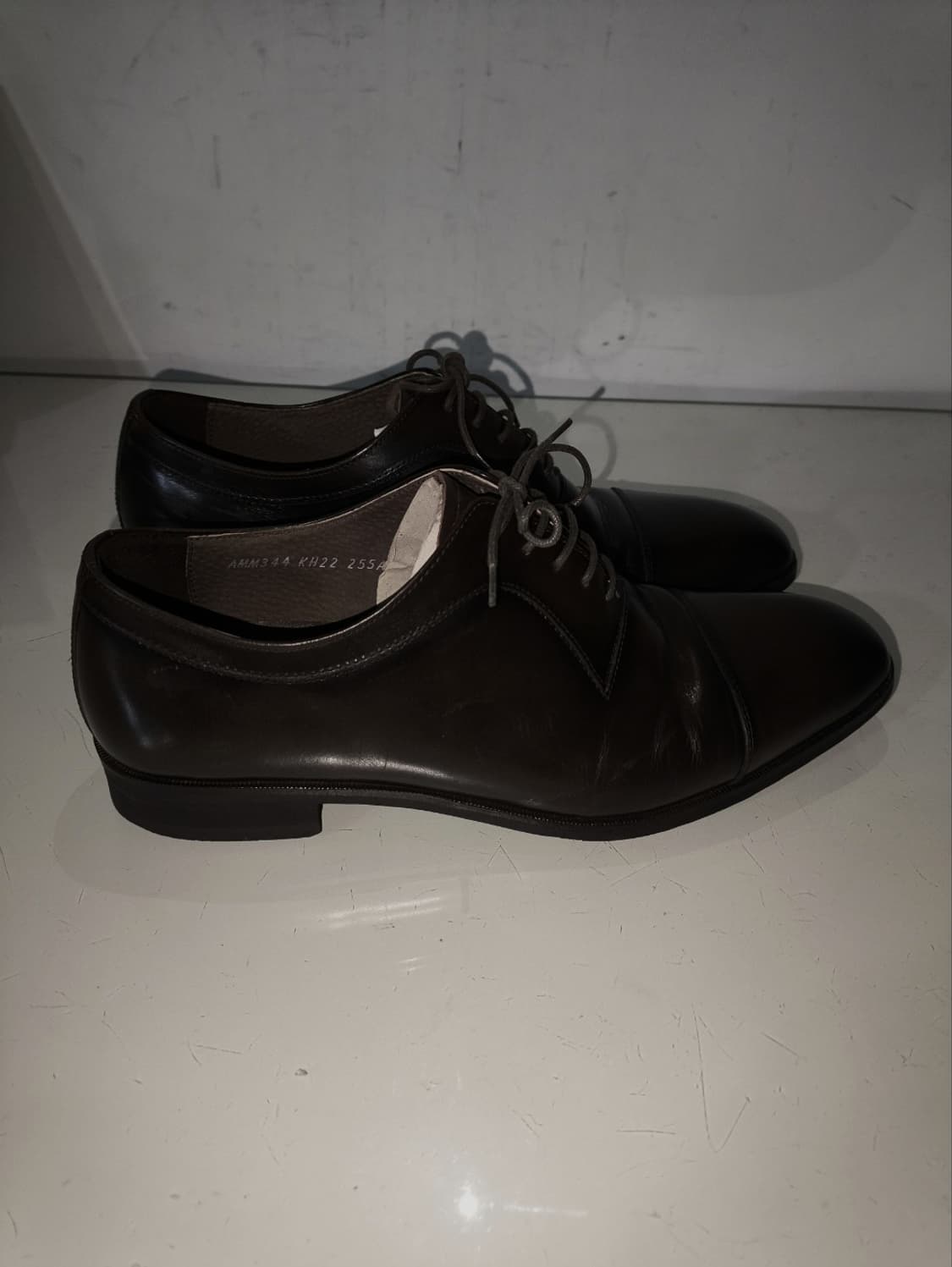 255mm 소다 남성 옥스포드 정장화 구두 브라운 상품이미지3