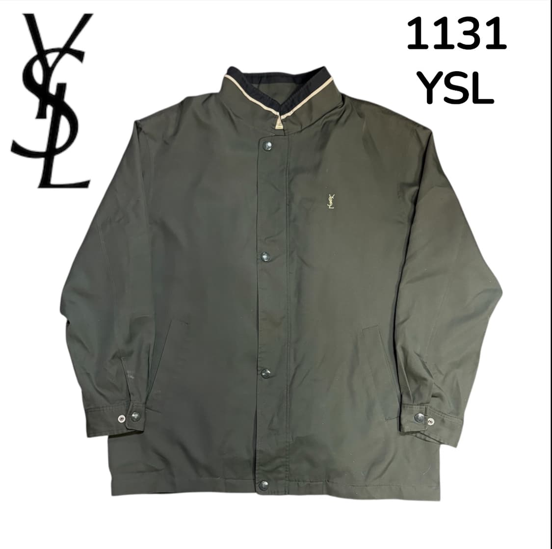 Ysl 입생로랑 아카이브 내피 분리 블루종 자켓  상품이미지2