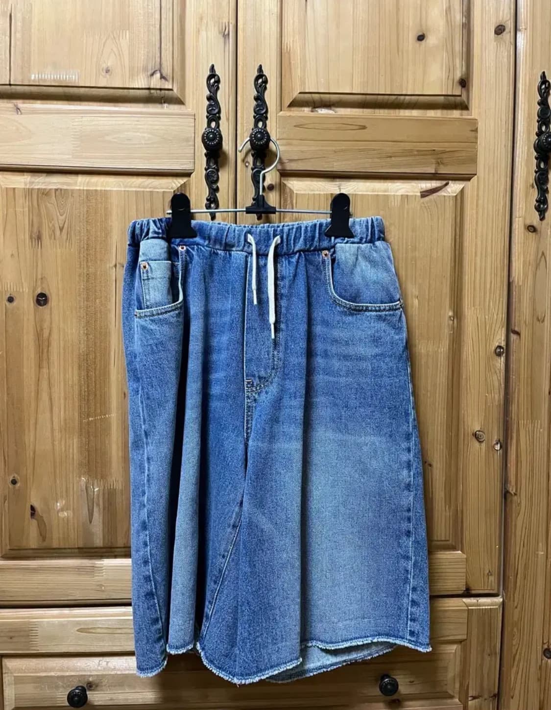 MM6 마르지엘라 키즈 데님 반바지 상품이미지1