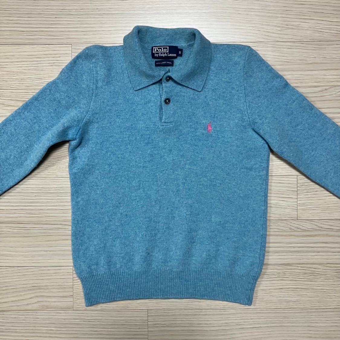 폴로 랄프로렌 램스울 니트 스카이 상품이미지4