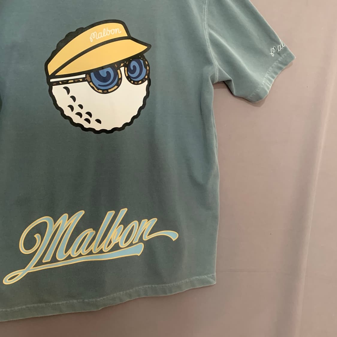 L MALBON 말본 골프 피그먼트 프린팅 반팔티 상품이미지5